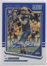 2018 Score Artist's Proof Signatures 3/35 Logan Woodside #354 Rookie Auto RC fm0