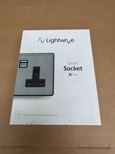 Image of NEW - Lightwave L42 Smart Double Gang Socket - Stainless Steel - 35% OFF