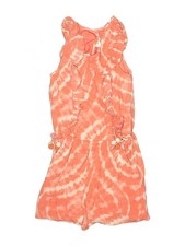 Justice Girls Orange Romper 14