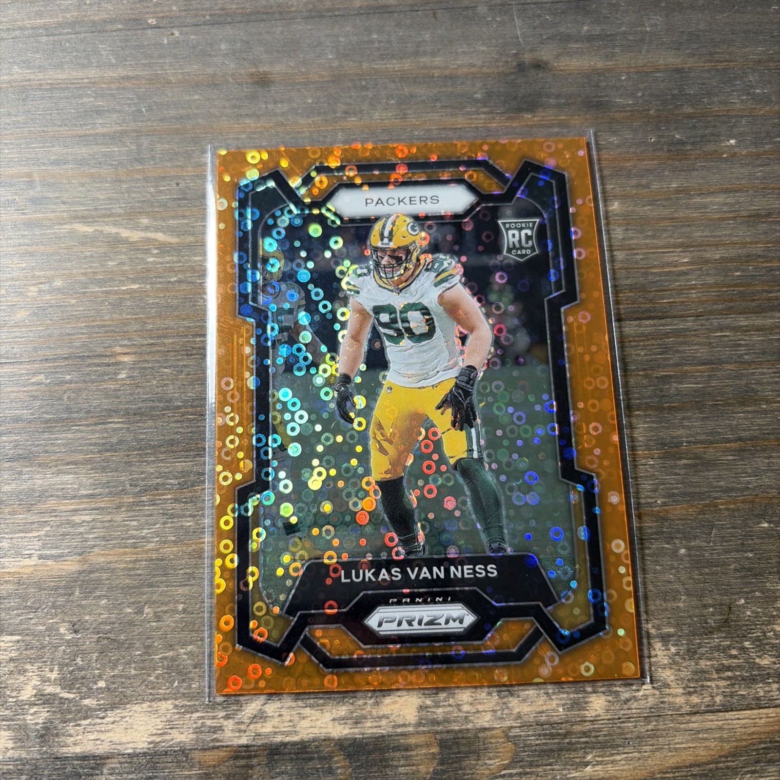 2023 Panini Prizm - Rookies Lukas Van Ness #336 Disco Prizm (RC)