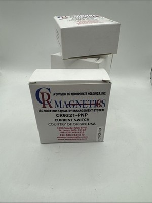 4 QTY | CR MAGNETICS CR9321-PNP CURRENT SWITCH NSNP