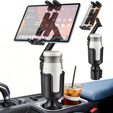 Cup Holder Tablet Mount, Ipad Cup Holder Car Mount Expander 2026 Upgraded with