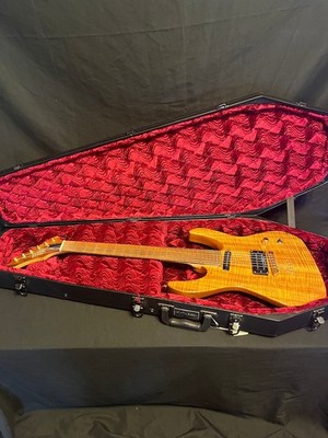 Jon Hill (Bootleg Guitars) Custom Flame Top Guitar Neck Thru Reverse Headstock