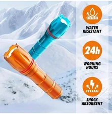 High Lumen A100 LED Flashlight, Bright & Zoomable Tactical Flashlights Flash Lig