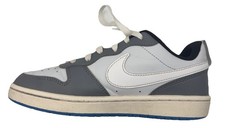 Nike Court Borough Low Recraft GS Pure Platinum White Blue Gray Kids Size 4Y