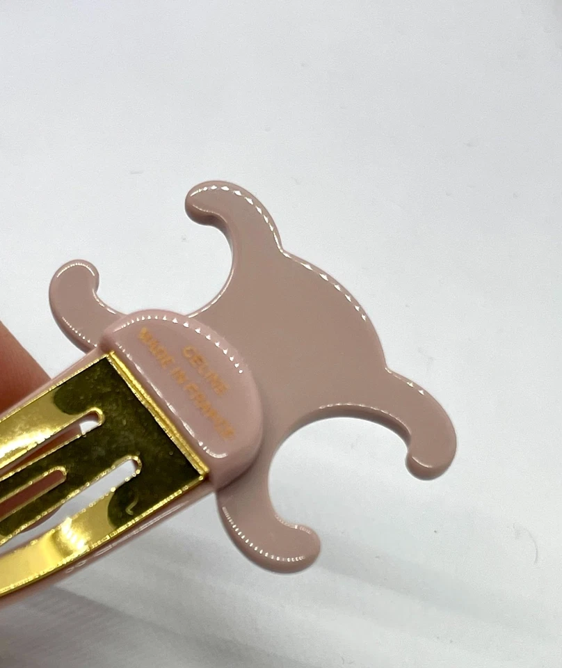 Auth CELINE Mauve Hair Clip Barrette - Pre owned / LV5692 - Image 3 of 4