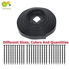 Flexible Garden Landscape Edging No Dig Lawn Edging Border With Anchoring Spikes