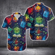 Aloha Shirts Dice Hawaiian Shirt Unisex Adult Hw3553