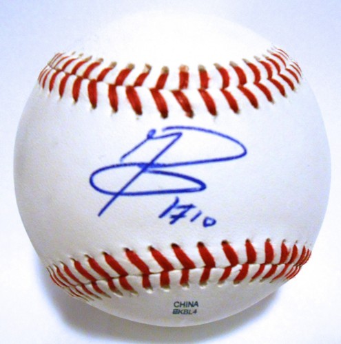 Jurickson Profar Witnessed Auto Autographed Signed Ball Baseball Hologram & COA