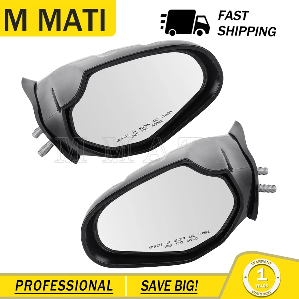Mirror Set Fits Yamaha WaveRunner 2010-2015 VX 1100 Deluxe Sport Cruiser VXR VXS - Image 3 of 4