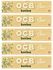 5x OCB Rolling Papers King Size Bamboo Papers 5 Packs *USA SHIPPED*