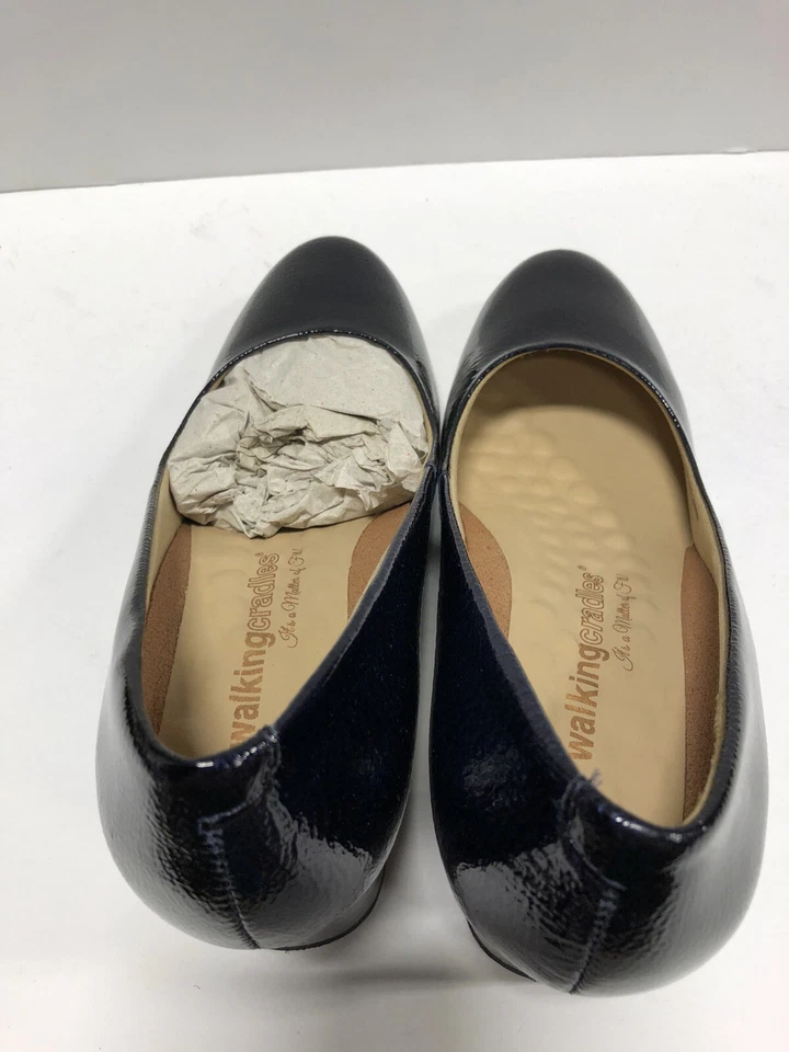 Zapatos de salón Jessica de tacón bloque para mujer Walking Cradles azul marino, talla 6 M Foto 2 de 4