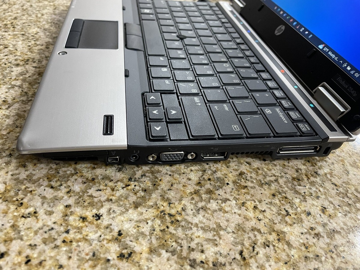 HP Elitebook 2540p Laptop Intel i7 2.13GHz Windows 10 Pro