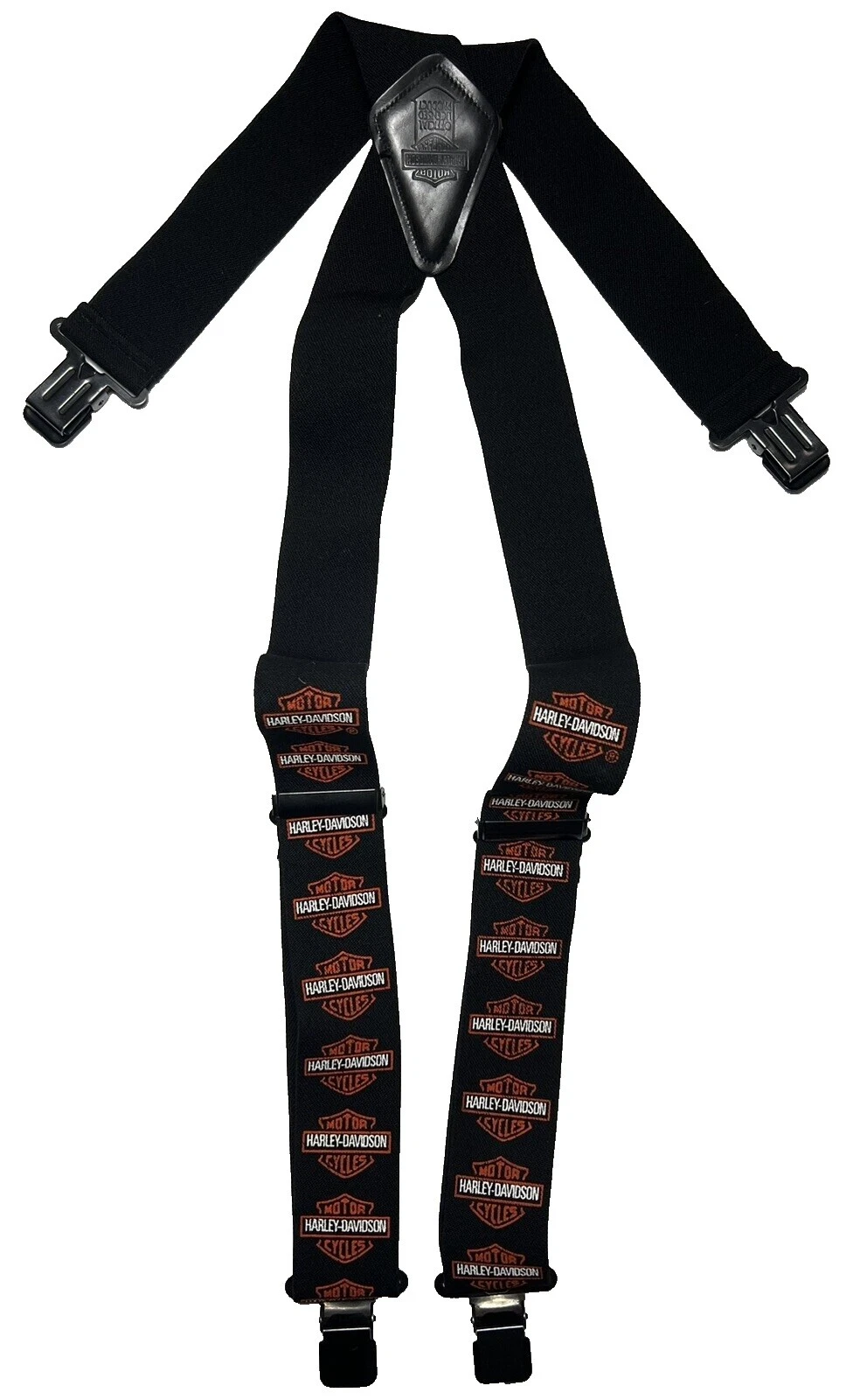 Черные эластичные подтяжки для мужчин Harley-Davidson