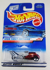 Hot Wheels 1998 First Editions * Whatta Drag * 36/40 Red 1:64 collector #673