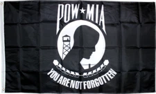 POW MIA 3'x5' Rough Tex 150D Nylon ® Flag 4 Rows Sewing UV Protected US POW/MIA