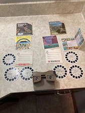 2 View-Master Color Stereoviews Packages w Gray Sawyers View Master Belgium