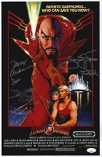 SAM JONES & MELODY ANDERSON Signed FLASH GORDON 11x17 Photo Autograph JSA COA