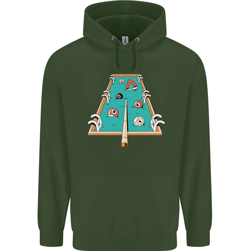 9-Ball Pool Funny Swimming Pool Mashup Childrens Kids Hoodie - Picture 9 of 81