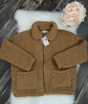 black sherpa cardigan