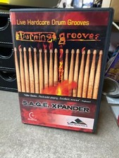 S.A.G.E. Xpander Burning Grooves Live Hardcore Drum Grooves Rare