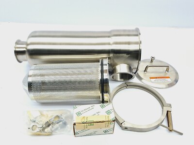 MAINSTREAM TRI-CLOVER BASKET STRAINER 4'' TC 316L SEB-1-4-E-2-1-P BALDEWEIN