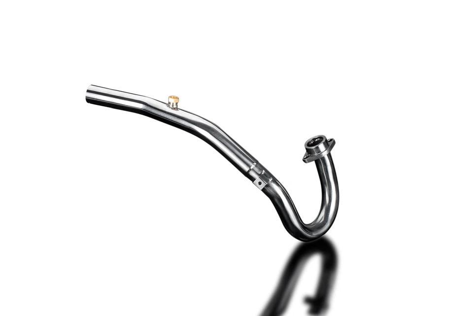 Tubo descendente de cabezal de escape de acero inoxidable Delkevic Honda CRF250L 2017-2020 Foto 2 de 4