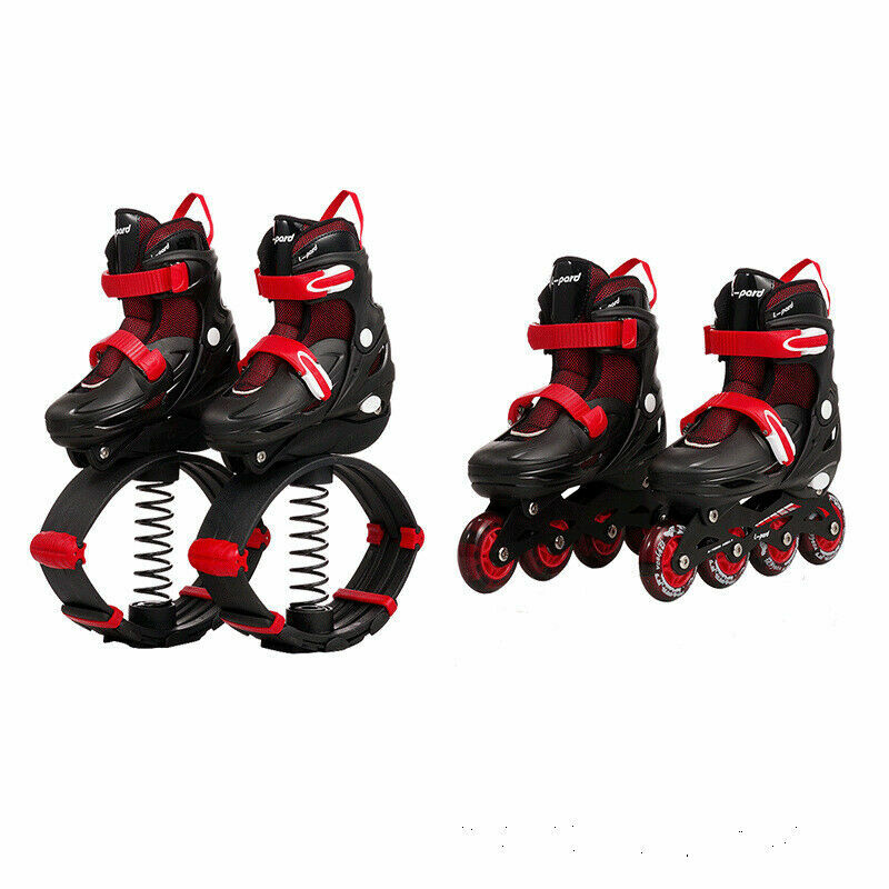 2 en 1 Fitness Jump Shoes & Roller Skates Bounce Jumping Shoes FASHION etatddd