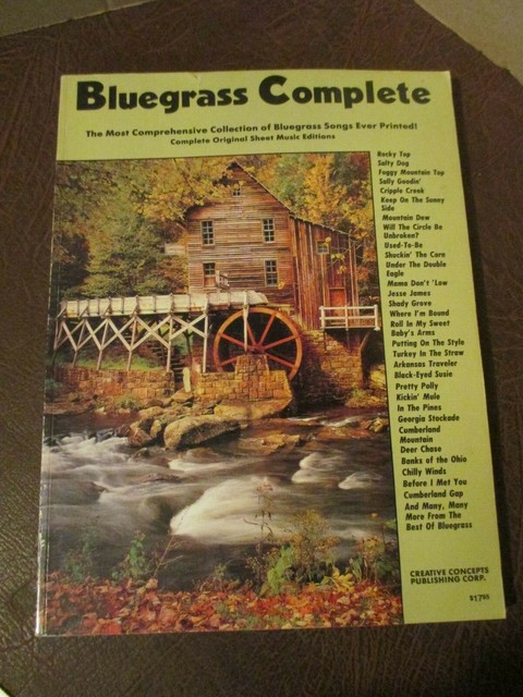 Bluegrass Complete Tablature Comprehensive Collection Sheet Music ...