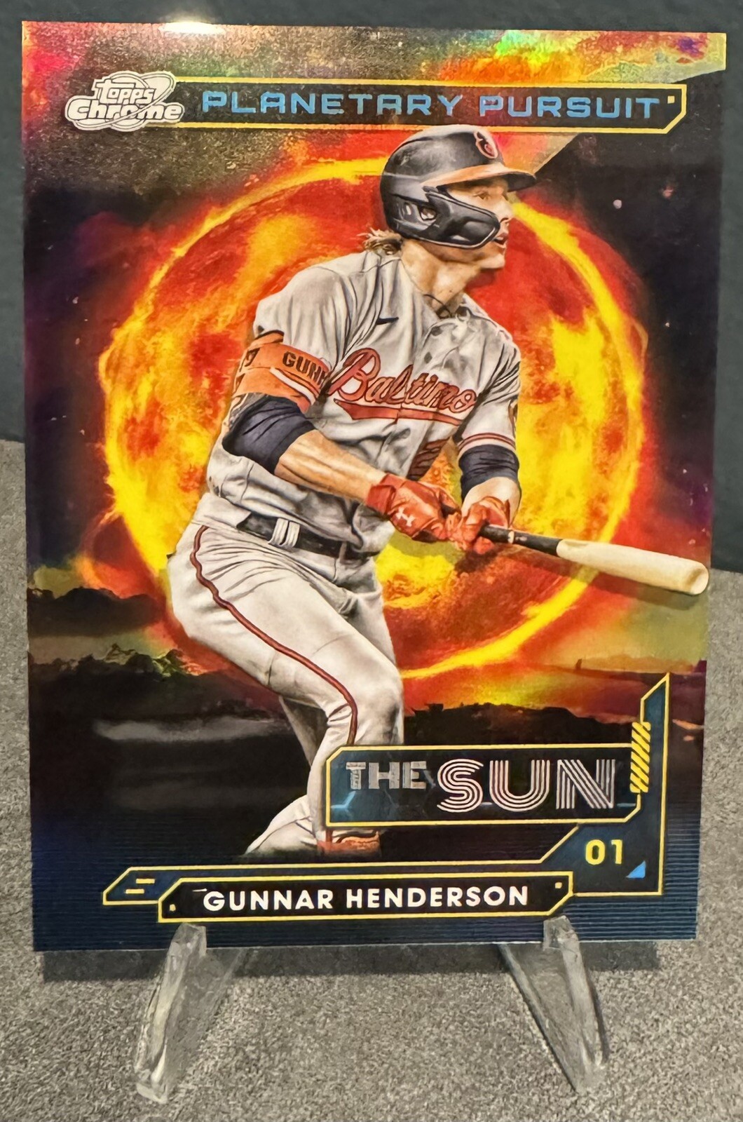 2024 Topps Cosmic Chrome GUNNAR HENDERSON Planetary Pursuit The Sun ORIOLES