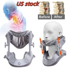 Heating Cervical Neck Traction Device Adjustable Collar Cervical Neck Stretcher