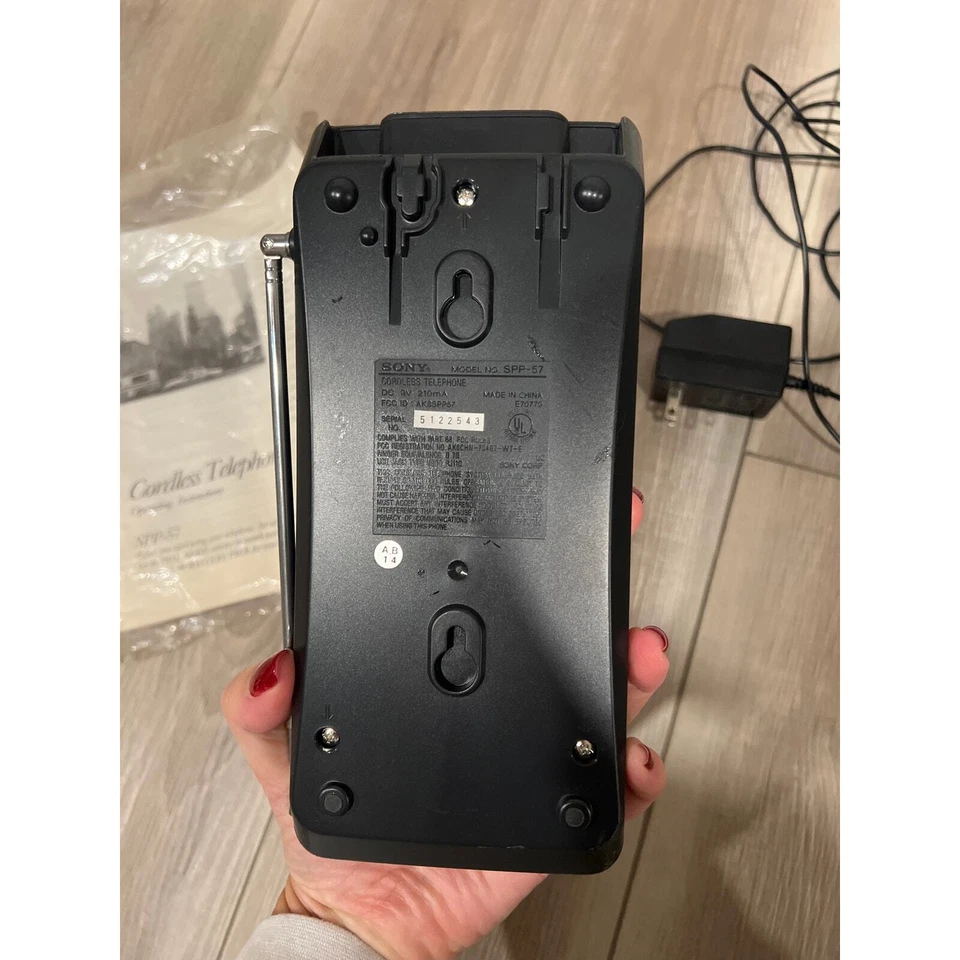 Base de teléfono inalámbrico Sony, SPP-57 Foto 3 de 4
