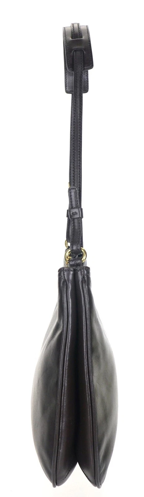 Borsa a tracolla vintage Coach in pelle marrone baguette E1K 8166 ottima!