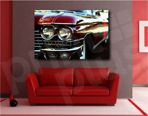 Cadillac Eldorado Retro Car Close Up Canvas Art Poster Print Home Wall Decor Ebay