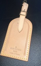 Louis Vuitton Luggage Name Tag Large Authentic -001     