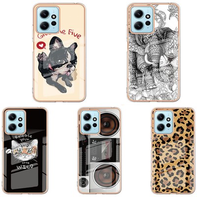 Painted Cat Dog Phone Case for Xiaomi 13T A1 A3 Redmi 13C Note 13 Pro 12S POCO