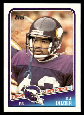 1988 Topps #150 D.J. Dozier Super Rookie Card RC