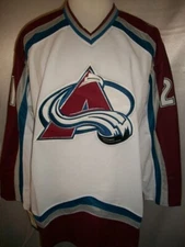 Peter Forsberg Colorado Avalanche White "1997-2007 Throwback" CCM NHL Jersey