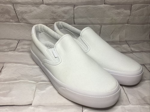 Lugz Size 10Wide Clipper Slip On Womens White Sneakers Casual Shoes WCLPRC-100