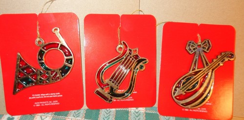 3 DE COLECCIÓN 1984 AVON Navidad NIEVE FANTASÍA JOYA TONO MÚSICA ADORNOS Y BELÉN - Imagen 2 de 7
