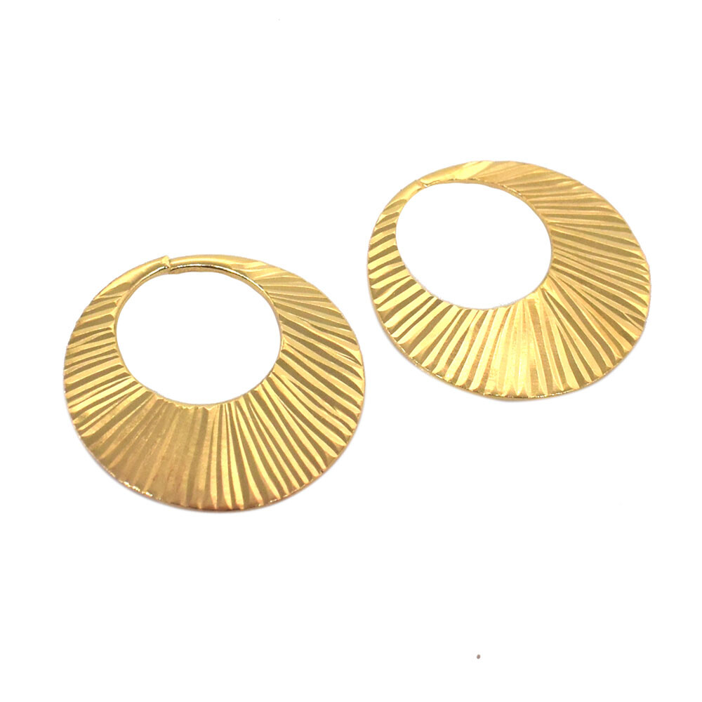 nattyan♡/3 Stylish Nattiyan Earrings 22k Micron Gold Plated Men Boy Nattiyan