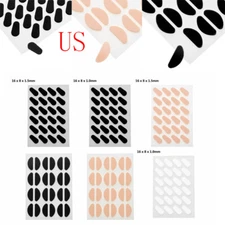 12 Pairs EVA Foam Self-Adhesive Sticky Eyeglass Glasses Nose Pads Anti-Slip Pads