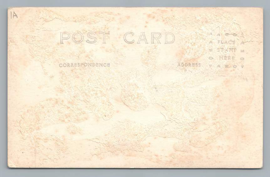 High School PAULLINA Iowa RPPC O'Brien County Antique Photo Postcard