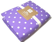 Pottery Barn Teen Purple Polka Dot Dottie Dots Full Queen Duvet Cover New
