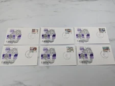 Lot of 6 Canada Letter Carrier Service Ottawa Ontario 1974 First Day Issue