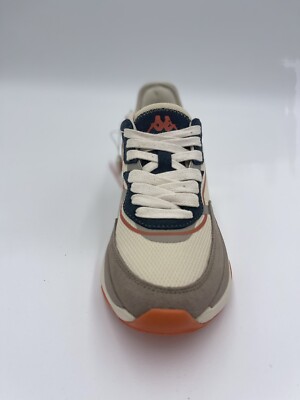 Kappa Authentic Unisex 6 Pro Beige Lt-Grey-Orange Shoes Size US 5 381D3QW