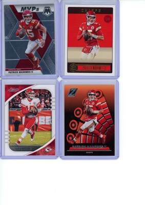   Patrick Mahomes II Lot of 4 Cards | Mosaic MVP, Zenith, Legacy & Absolute   