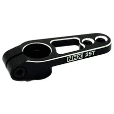 NHX RC 25T M3 CNC Aluminum Servo Horn Arms Black fits Futaba/Savox