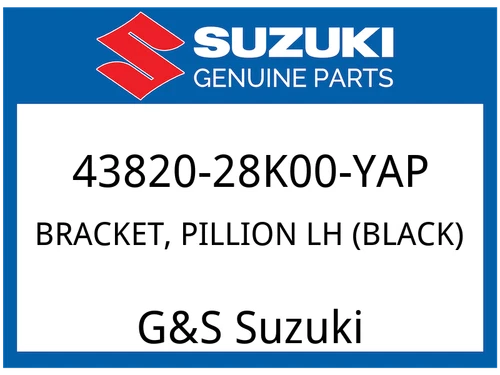 BRACKET, PILLION LH (BLACK)