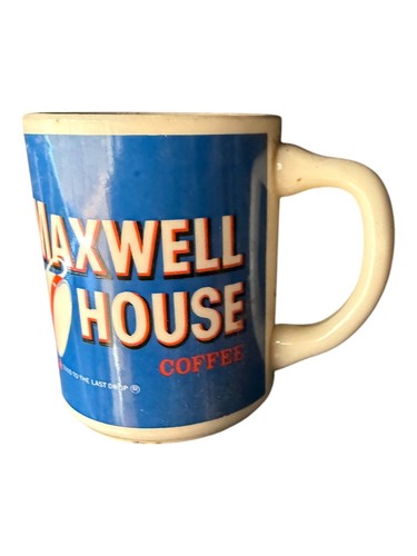 Vintage Maxwell House Coffee Mug Cup Ceramic "Good To The Last Drop"